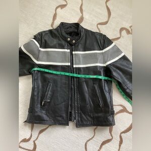 Biker unisex leather jacket